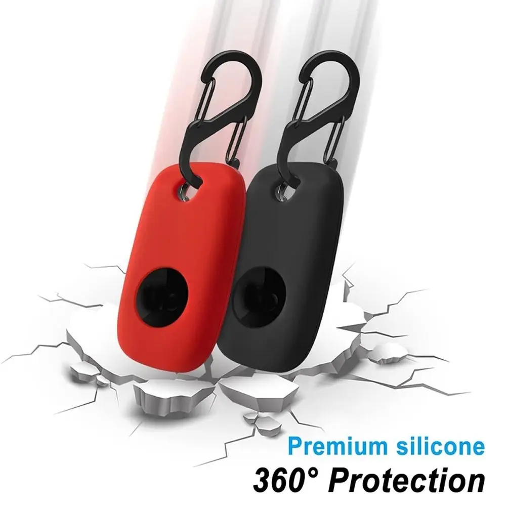 Silicone Case for Tile Pro 2024 Tracker, Soft Flexible Scratch Resistant Cover with Carabiner