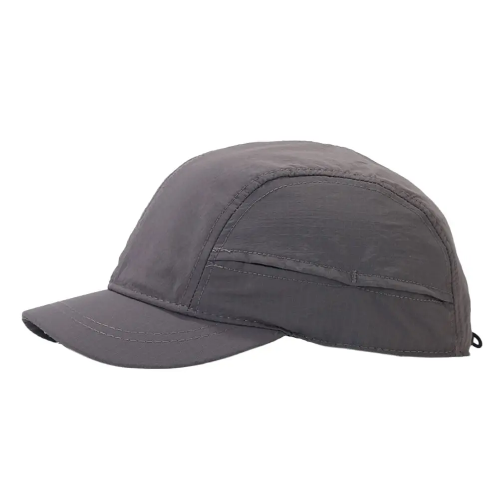 Baseball Caps Cotton Adjustable Sun Protection Quick Dry Sunscreen Hats Short Brim Hip Hop Golf Dad Hat Snapback Caps