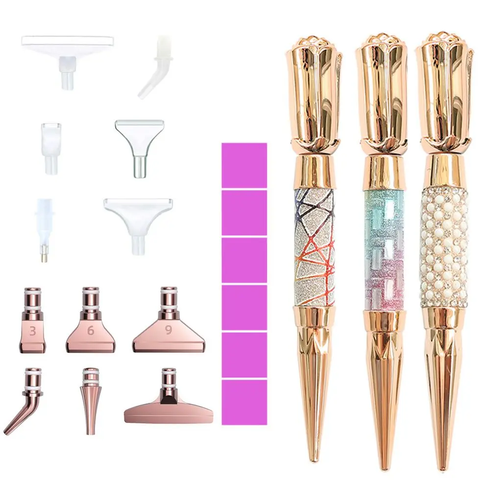 5D Cross Stitch Embroidery Point Drill Pens Diamond Painting Pen Glitter Diamond Diamond Painting Accessories