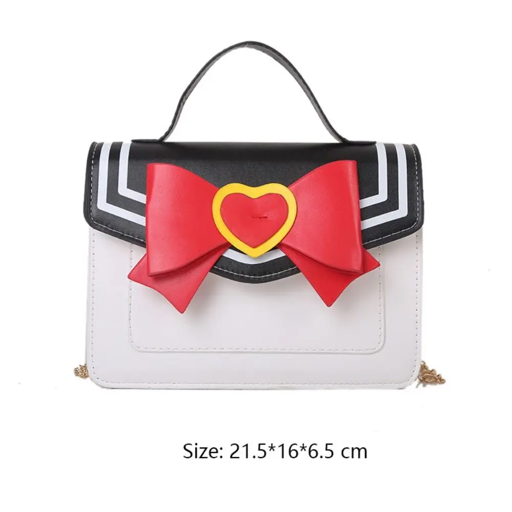 Japanese Bowknot Designer Purses and Handbags Kawaii Shoulder Bag for Young Girls Women Crossbody Bag Uniform Messenger Bag