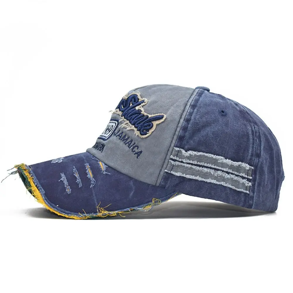 Embroidery Baseball Caps Men Women Retro Washed Cotton Snapback Caps Outdoor Sports Visor Sun Hat Unisex