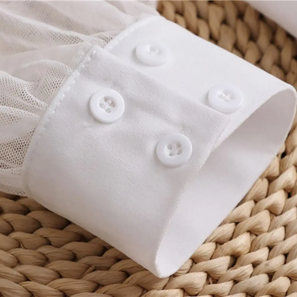 Spring Autumn Ruffles Elbow Sleeve Sweater Decorative Arm Cover Fake Cuff Detachable Sleeve Cuffs Fake Sleeve Lace Cuffs