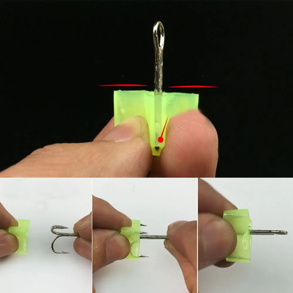 1# 2# 3# 4# 5# Plastic Portable Caps Protector Hooks Covers Case Fishing Treble Hooks Bonnets