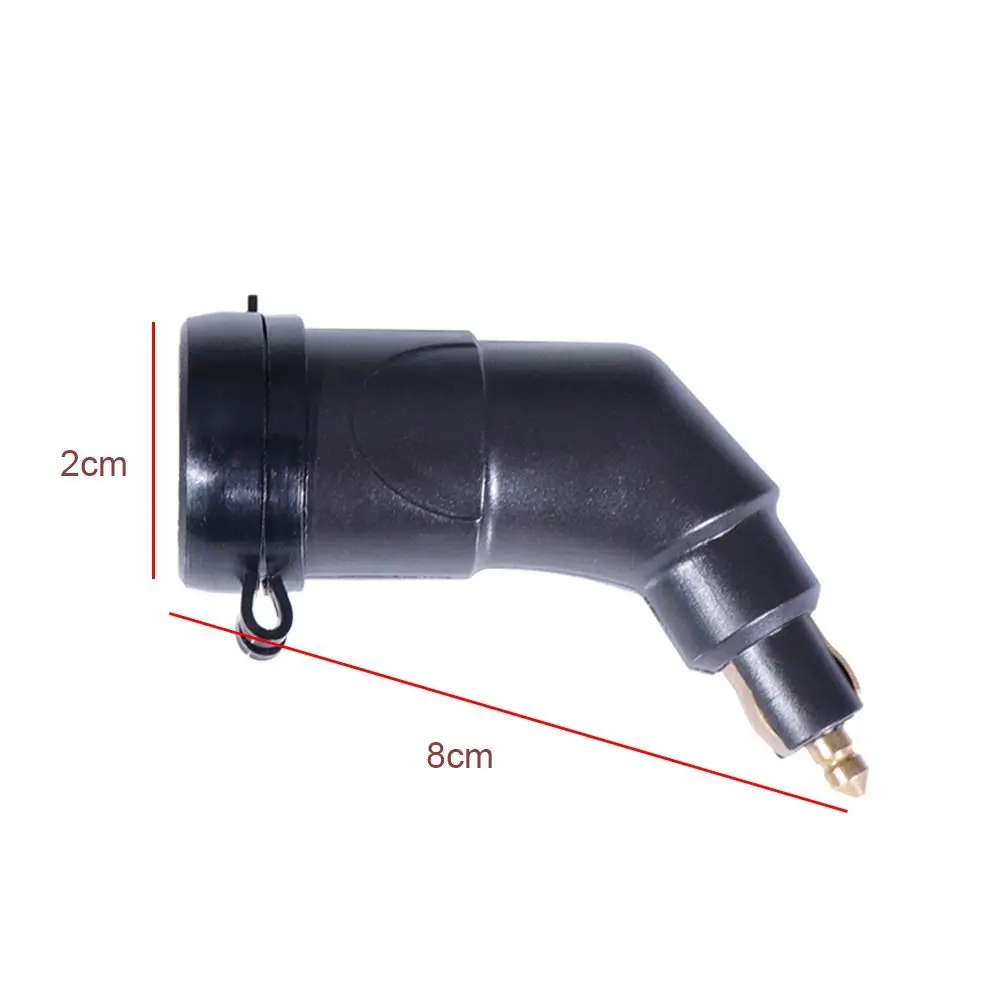 Curved 3.3A Motorcycle Power Adapter Dual USB Charger Waterproof for Hella DIN Motorcycle Socket Dual USB Charger for Phone