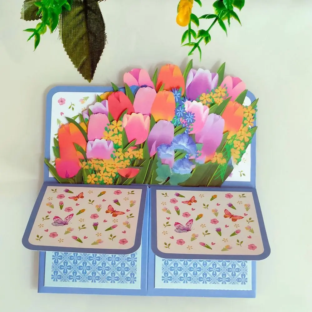 3D Pop Up Hummingbird & Flowers Happy Mother's Day Card 3D Greeting Cards