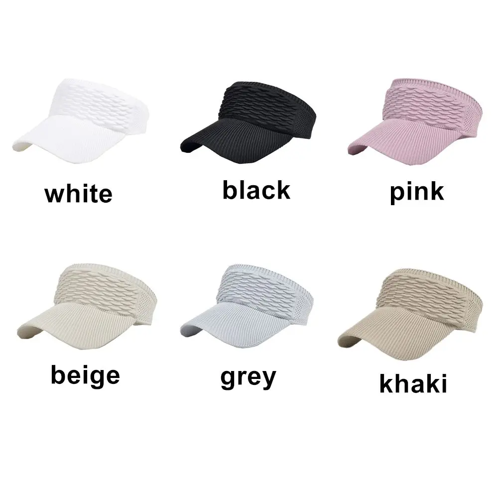 Women Empty Top Hat Anti-UV Sun Hat Travel Beach Outdoor Visor Cap Baseball Hat