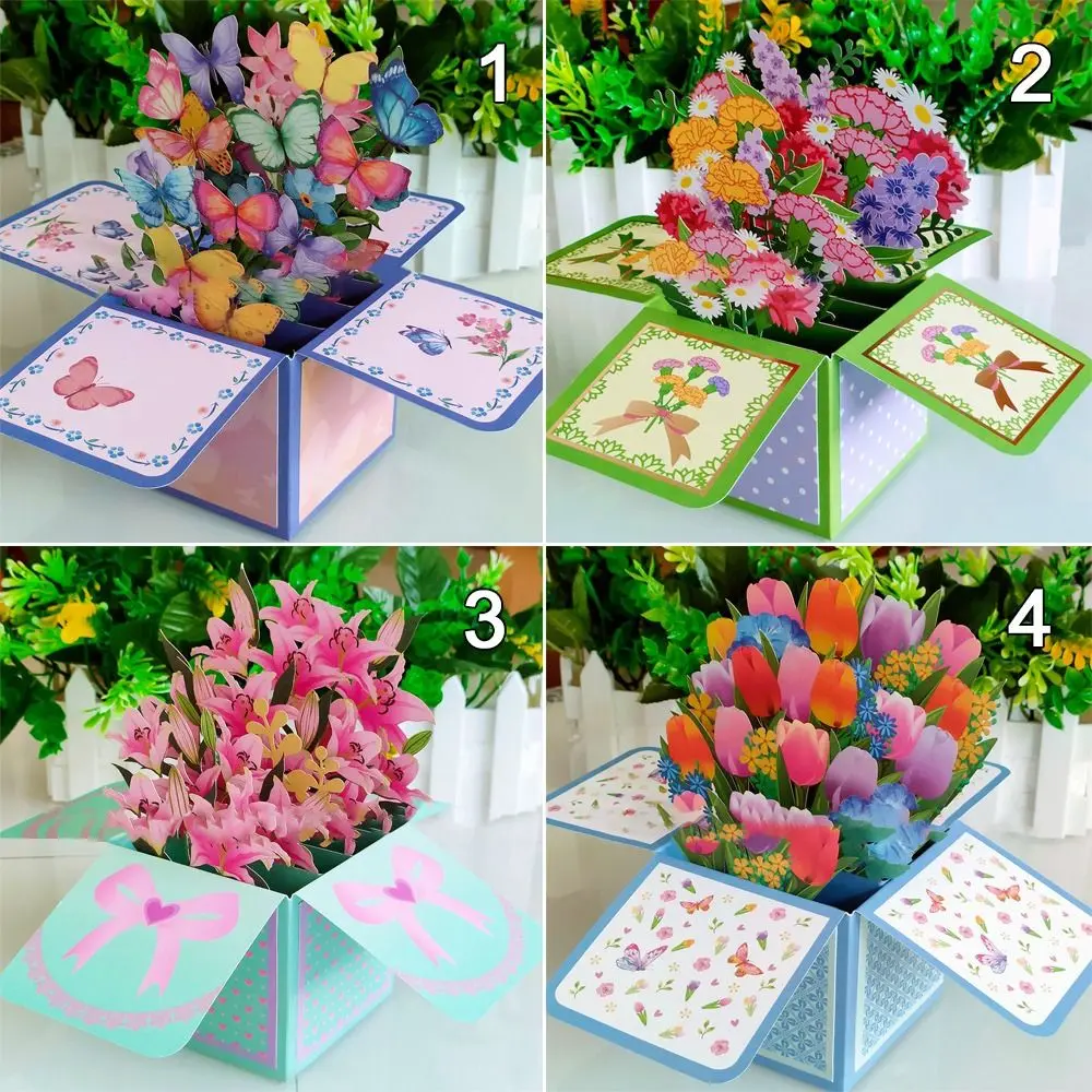 3D Pop Up Hummingbird & Flowers Happy Mother's Day Card 3D Greeting Cards