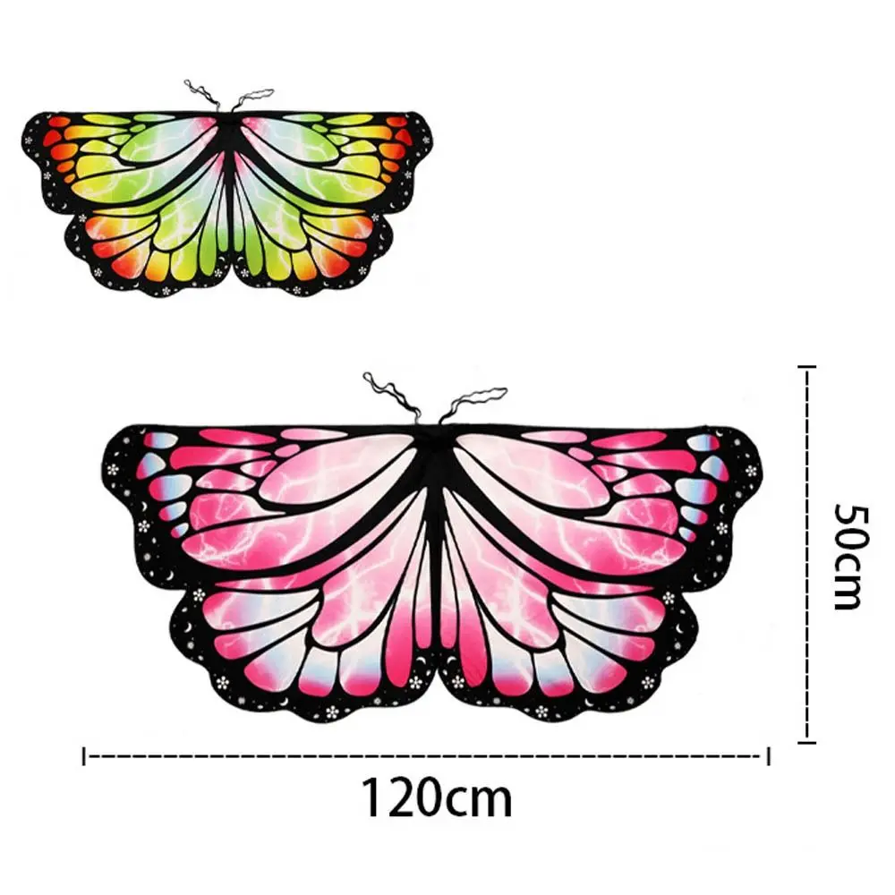 Kids  Wings Cape/Skirt Girls Fairy Shawl Pixie Cloak Fancy Dress Party Props Costume Gift