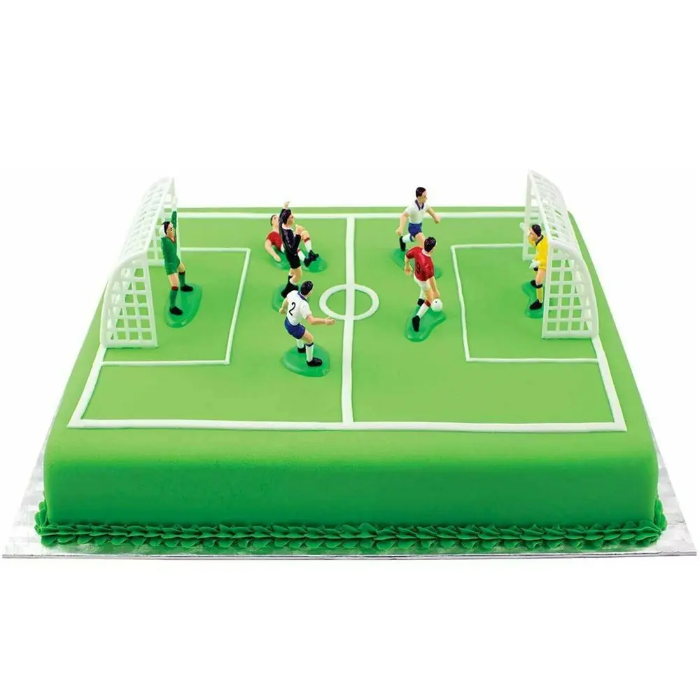 Set of 9 Figures Football Toppers for Birthday Cake and Cupcakes DIY Cake Toppers Funny Cake Decorating Supplies