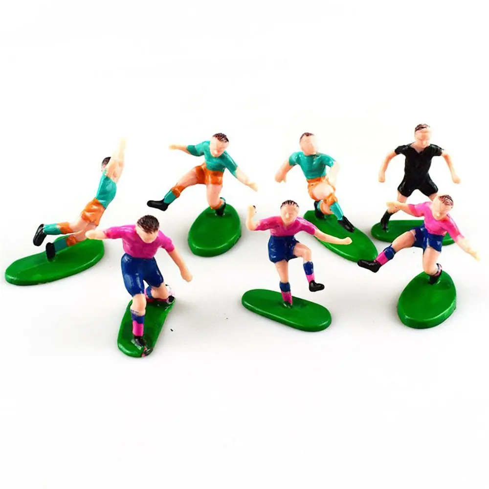Set of 9 Figures Football Toppers for Birthday Cake and Cupcakes DIY Cake Toppers Funny Cake Decorating Supplies