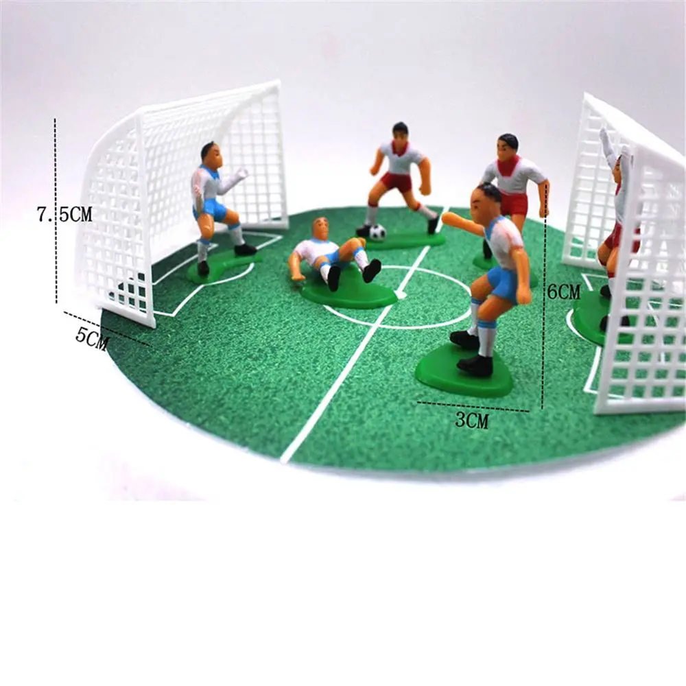 Set of 9 Figures Football Toppers for Birthday Cake and Cupcakes DIY Cake Toppers Funny Cake Decorating Supplies