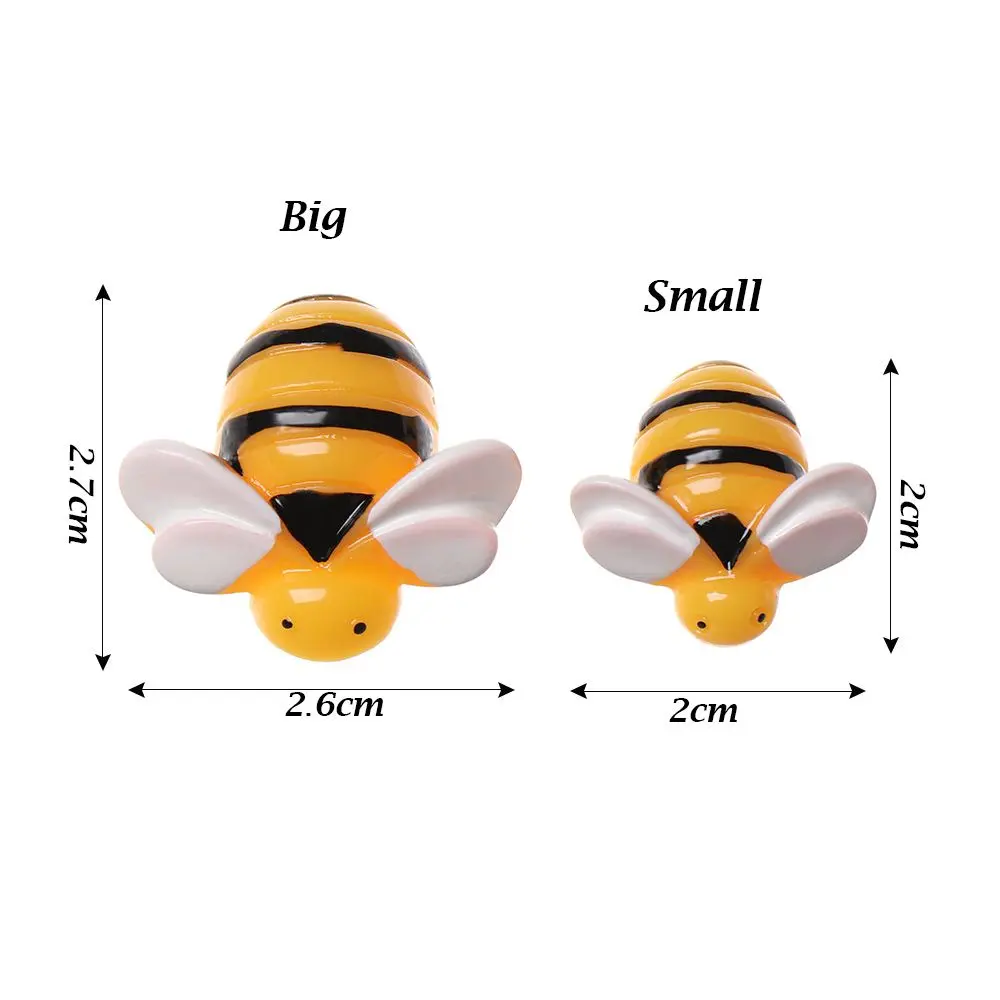 5pcs/ lot Crafts Hair Ornament Children Toys Artificial Bees Slime Pendants Simulated Animals Mini Bee