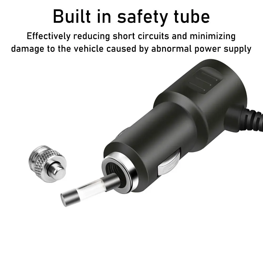 12V/24V Car Cigarette Lighter Adapter New 4-Socket 120W 4 Way Cigarette Lighter Adapter Port USB Port Socket Splitte Car