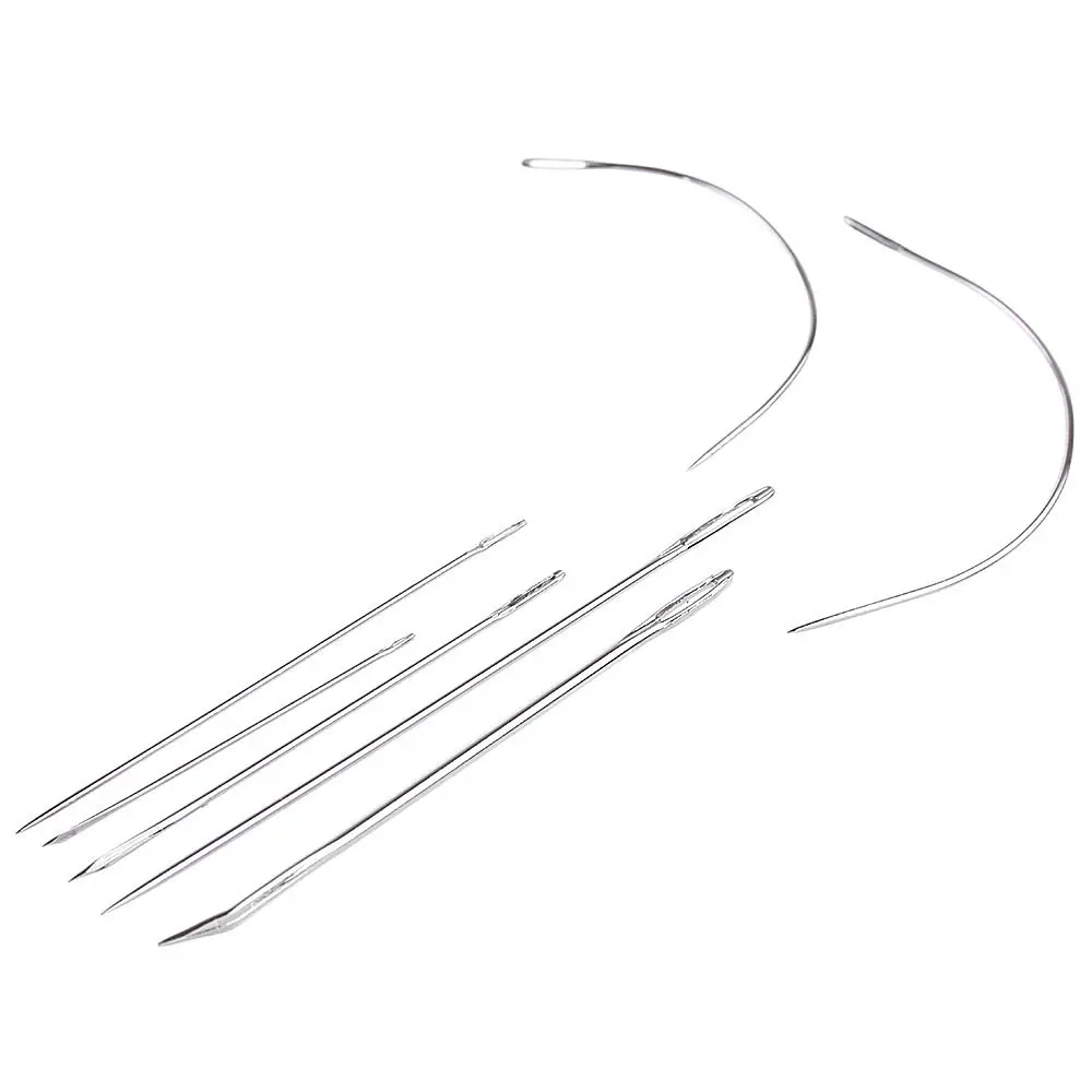 7pcs Handy Repair Upholstery Sewing Needles Carpet Leather Curved Canvas