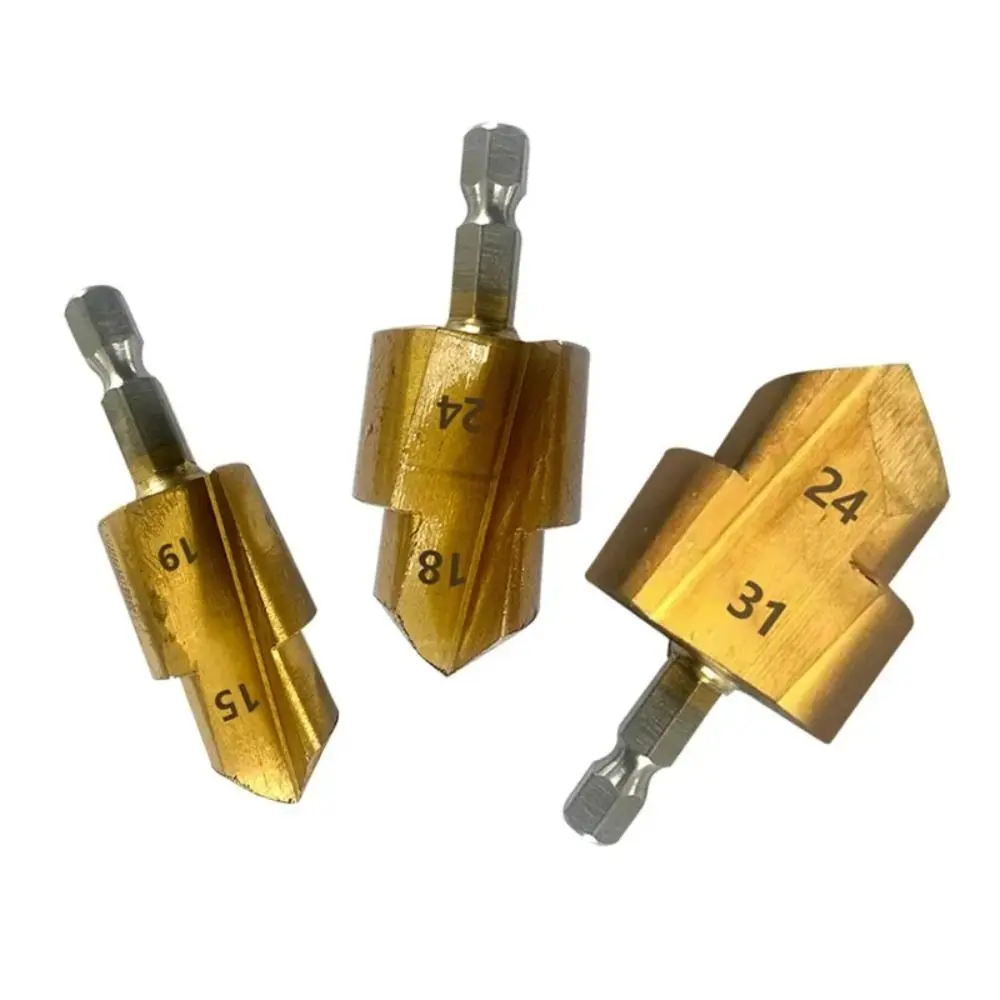 PPR Lifting Stepped Drill Bit Hexagon Shank Water Pipe Connection Tool 20/25/32mm