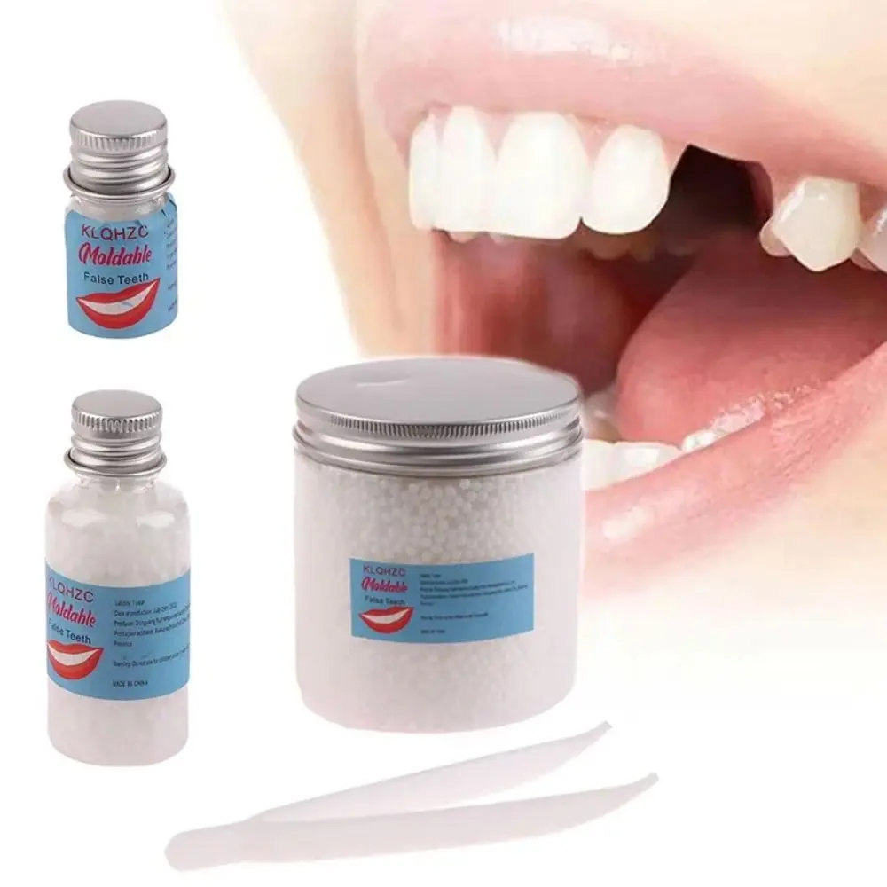 5-50ml Resin Tooth Repair Glue Shapeable Teeth Gaps Filling Solid Temporary Teeth Repair Falseteeth Glue Safety Dental Supplies