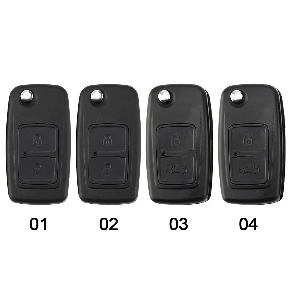 2 Buttons Flip Folding Remote Car Key Shell Case Fob For Chery Tiggo A1 E5 A5 Fulwin Cowin Easter Key Cover Uncut Blade