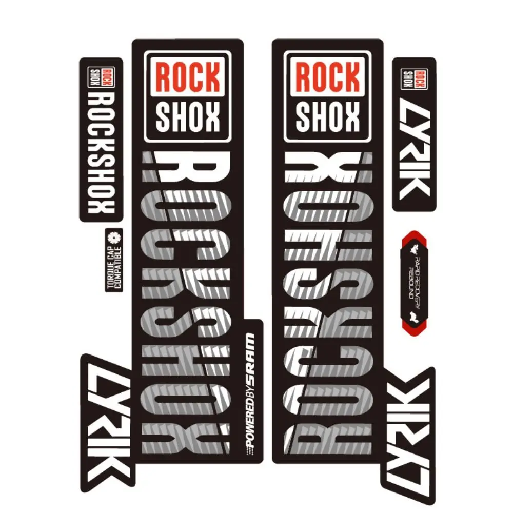 Front Fork Sticker Mountain Bike Bicycle Front Shock Absorber Color Change Waterproof Sticker New