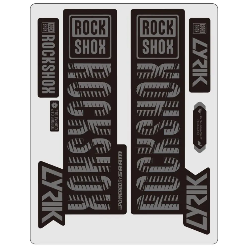 Front Fork Sticker Mountain Bike Bicycle Front Shock Absorber Color Change Waterproof Sticker New