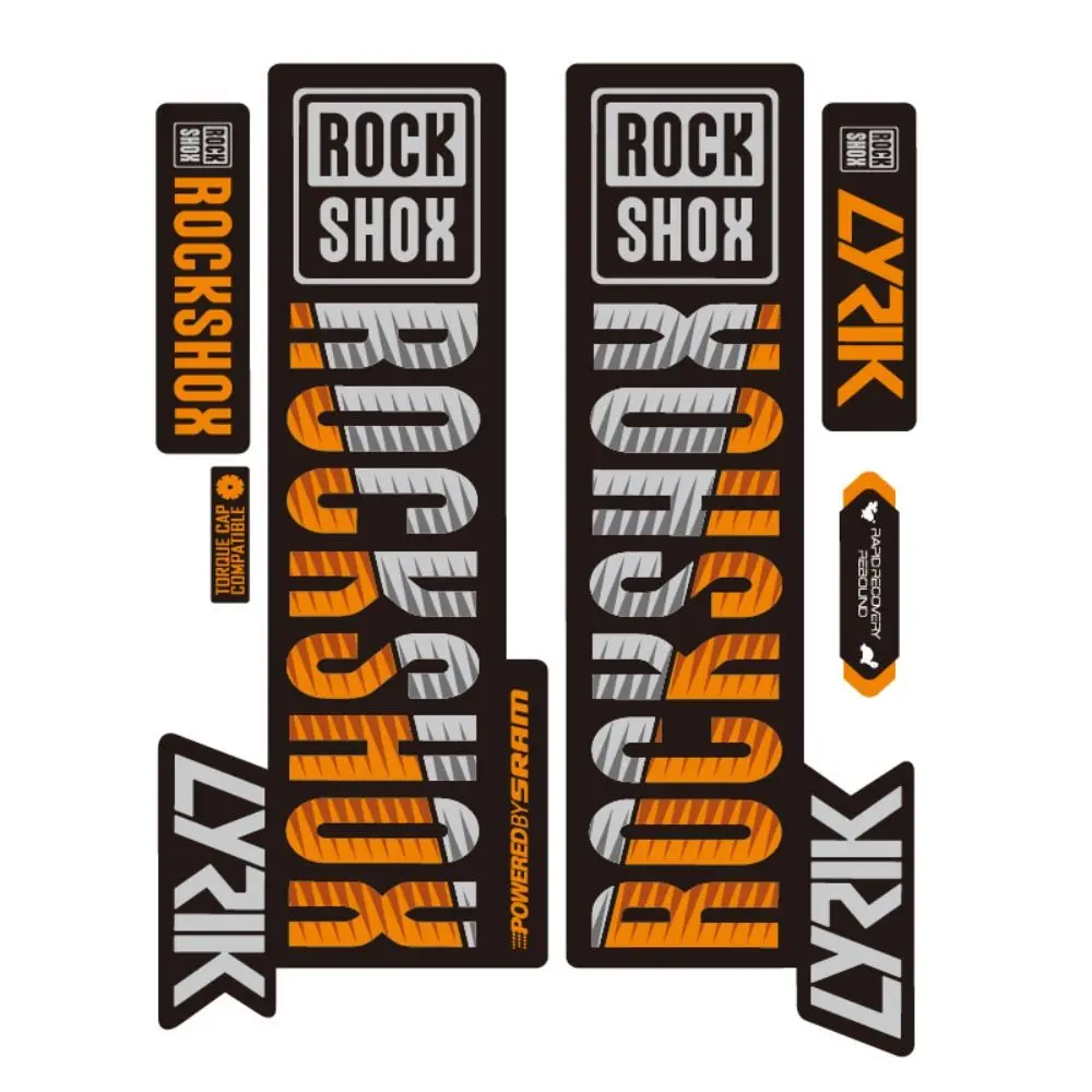 Front Fork Sticker Mountain Bike Bicycle Front Shock Absorber Color Change Waterproof Sticker New