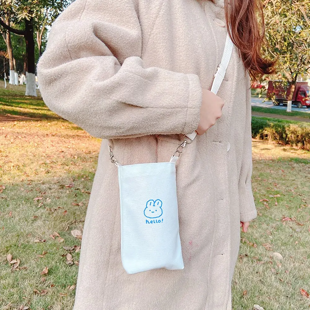 Cartoon Portable Water Cup Sleeve Adjustable Shoulder Crossbody Mug Bottle Strap Travel Outdoor Cup Accessory