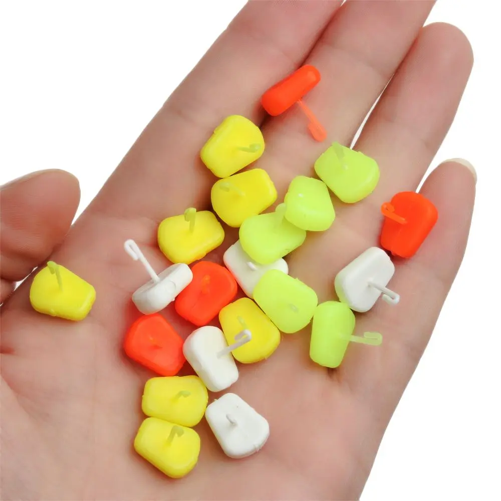 50PCS Carp Fishing Accessories Boilies Bait Stopper With Micro Fishing Hook Corn Bait Pop Up Hair Rig Stop Fishing Tackles