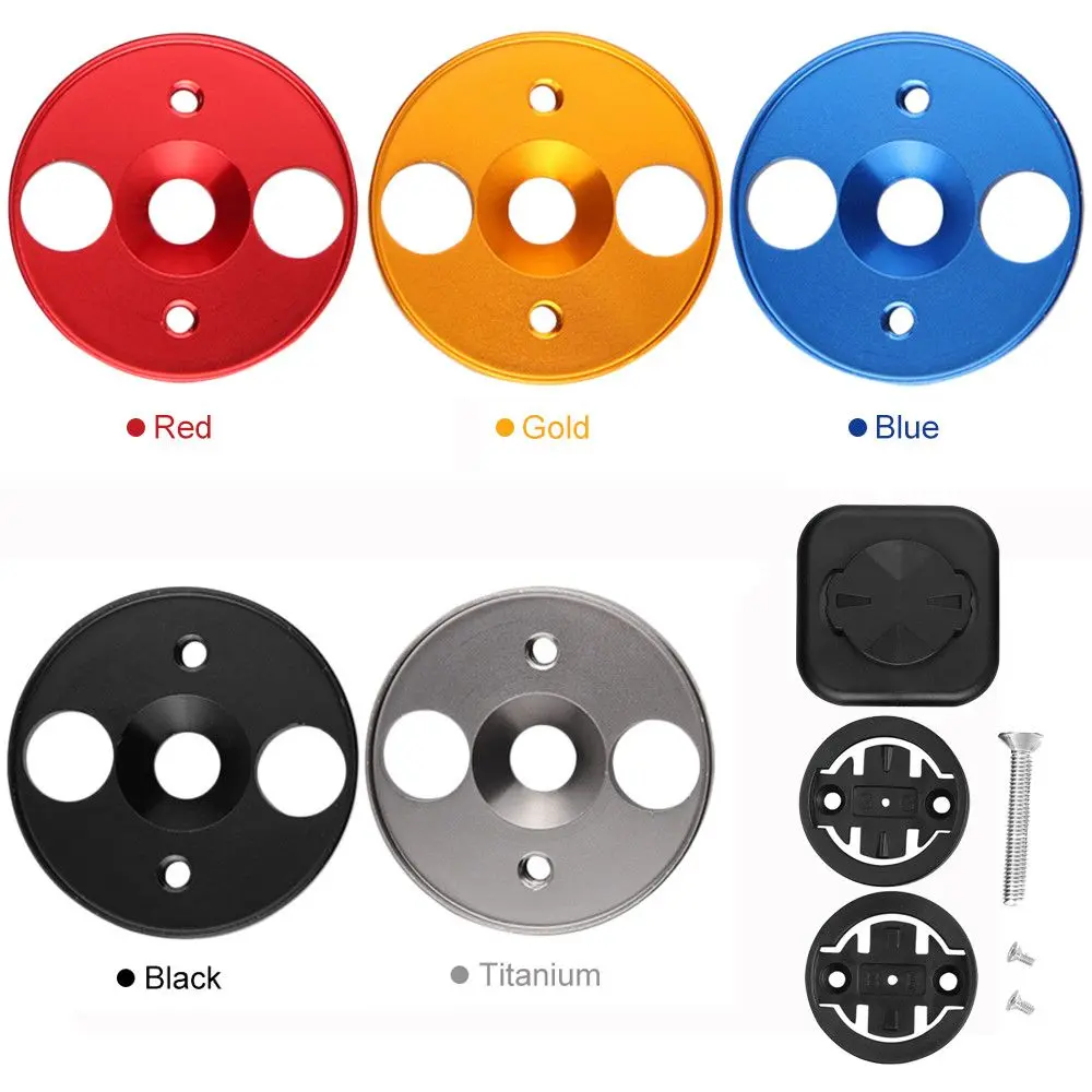 MTB Bike Computer Holder Stem Top Cap Stopwatch Mount Bracket Adapter For Garmin Bryton Phone Bicycle Accessories