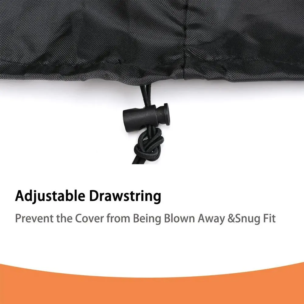 55 Gallon Drum Cover with Stretchable Adjustable Drawstring Fit Most Water Barrel and Trash Can Waterproof Rain Barrel Cover