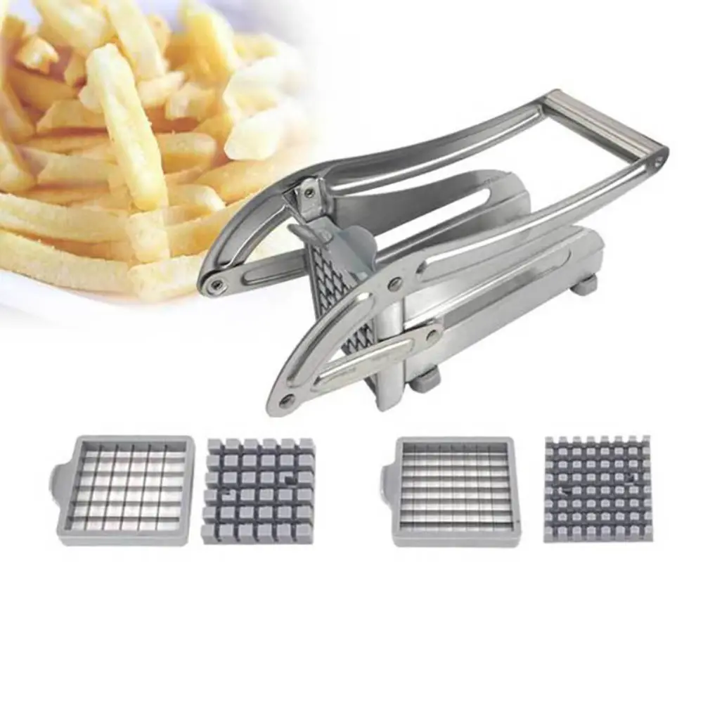 Stainless Steel Manual Potato Cutter Shredder French Fries Slicer Potato Chips Maker Meat Chopper Cutting Machine Kitchen Tools