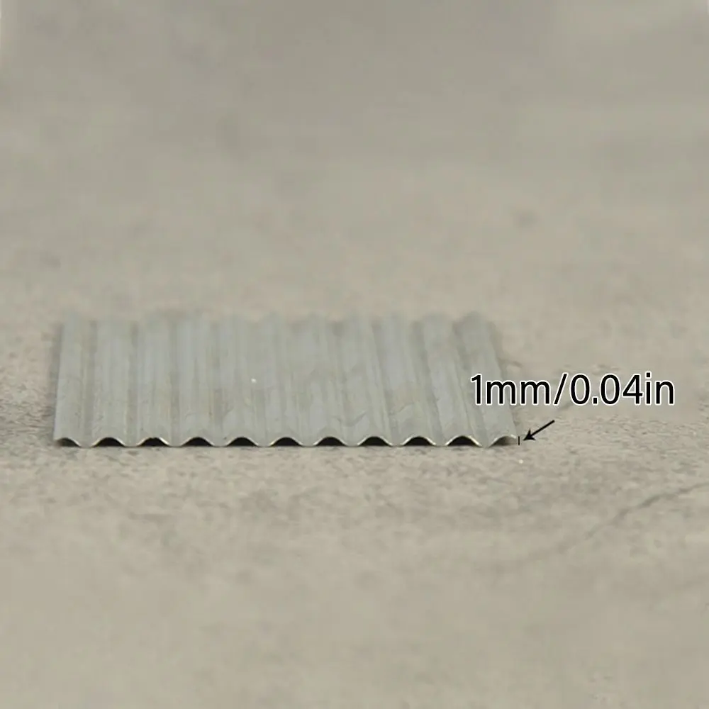 Micro Landscape Building Making 8PCS 1/35 Scale Miniature Corrugated Tile Steel Shed Wargame Scenery Sand Table Scene Model