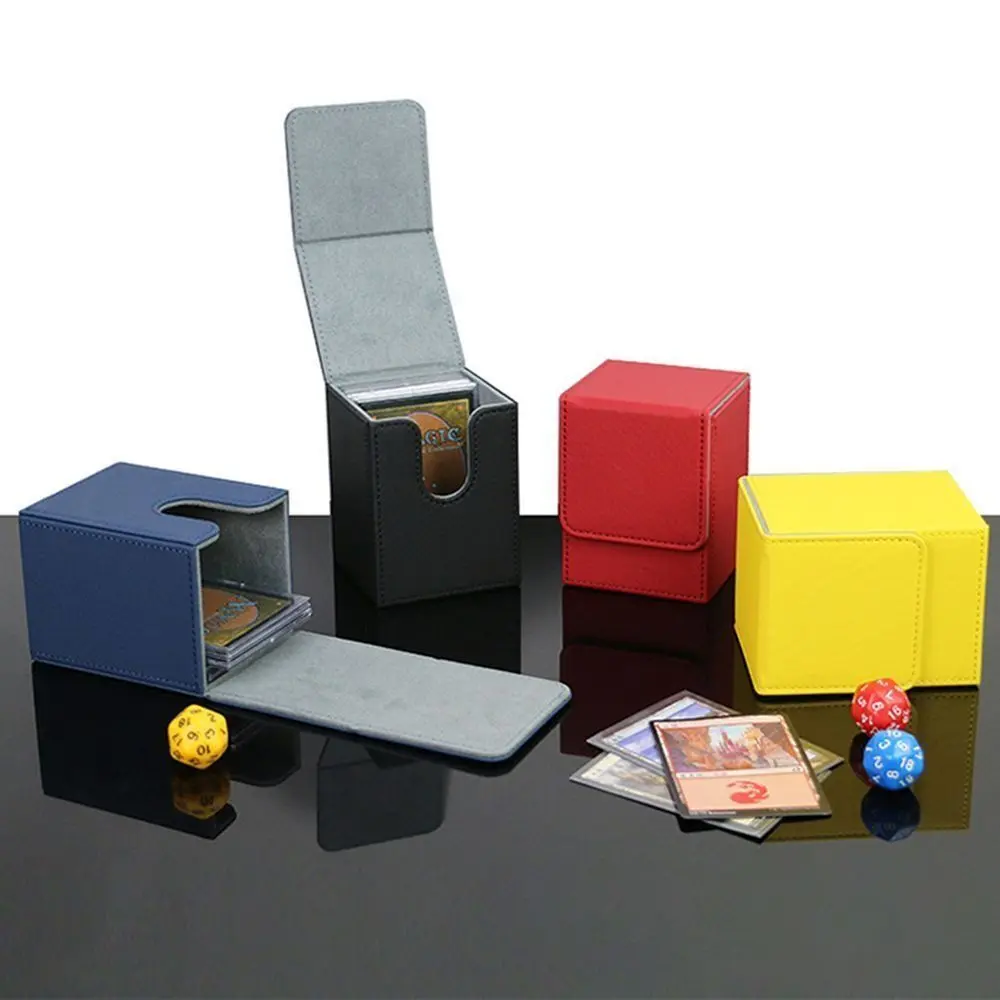 Game MTG Trading Card Holder PU Deck Box Board Card Deck Case Storage Box Kits