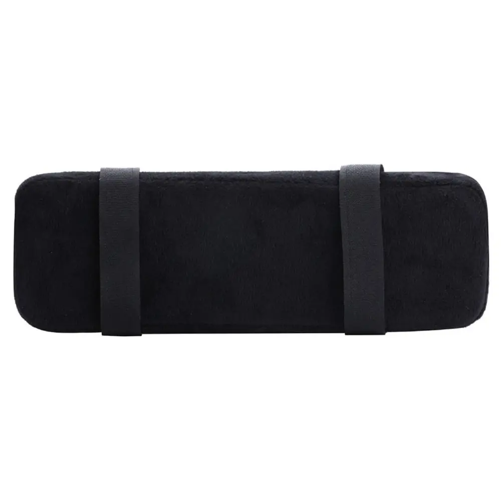 Memory Foam Chair Armrest Pads Fixed Buckle Black Arm Rest Cover Cushion Pad Forearm Pressure Relief Armrest Pads Cover
