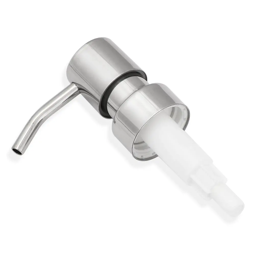 1/2PCS Stainless Steel Soap Pump Liquid Lotion Dispenser Bottle Head Replacement Jar Tube Nozzles