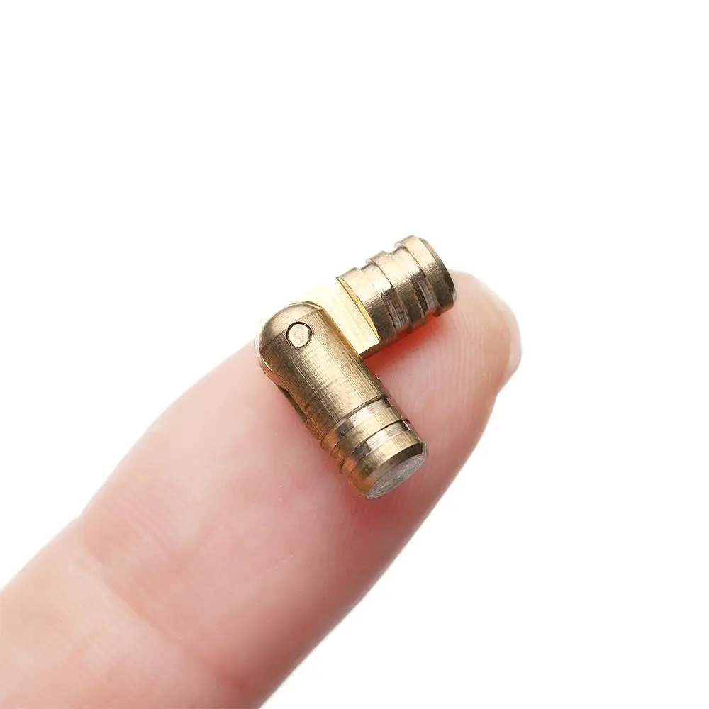10Pcs Jewelry Box  Invisible Concealed Barrel Hinge Pure Copper Wine Wooden Case Supplies Furniture Hardware