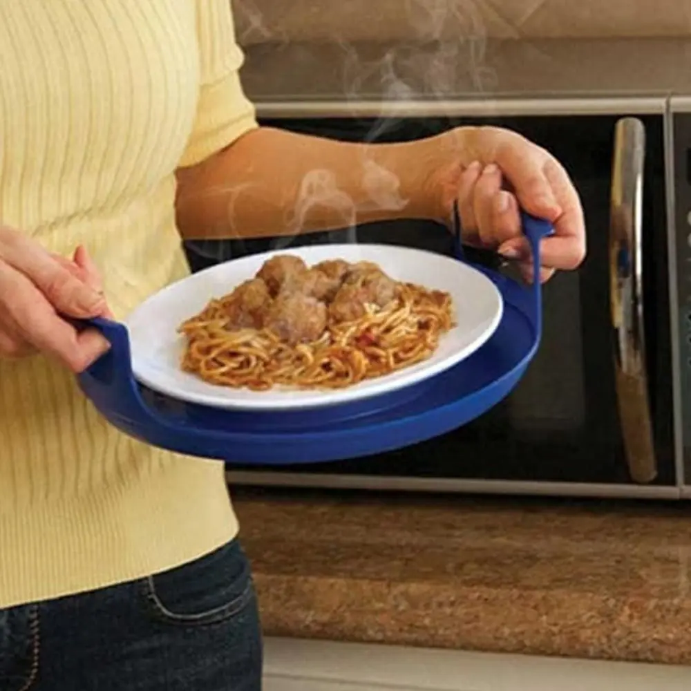 Microwave Plates Holder Heat Resistant Microwave Bowl Holder for Carrying Hot Food Home Cooking Supplies