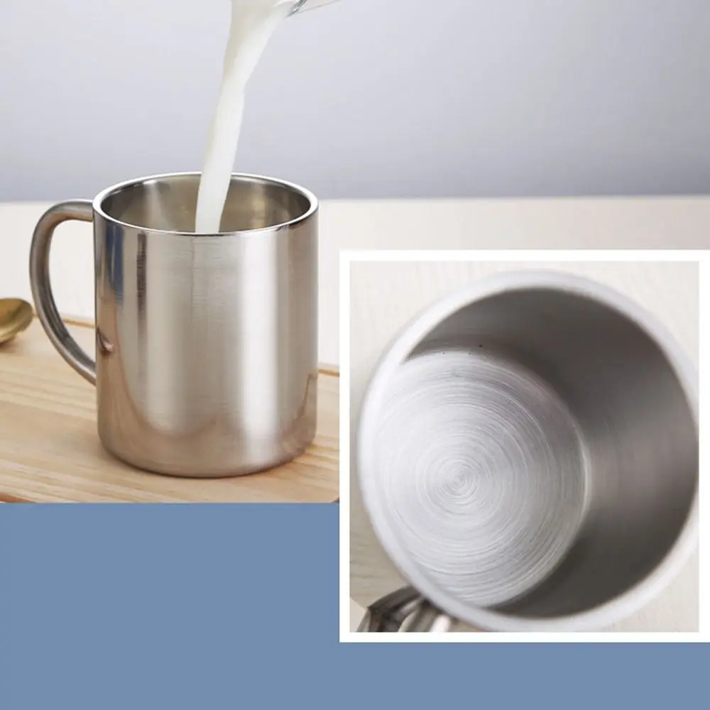 Stainless Steel Portable Mug Cup Double Wall Travel Tumbler Coffee Mug Tea Cup