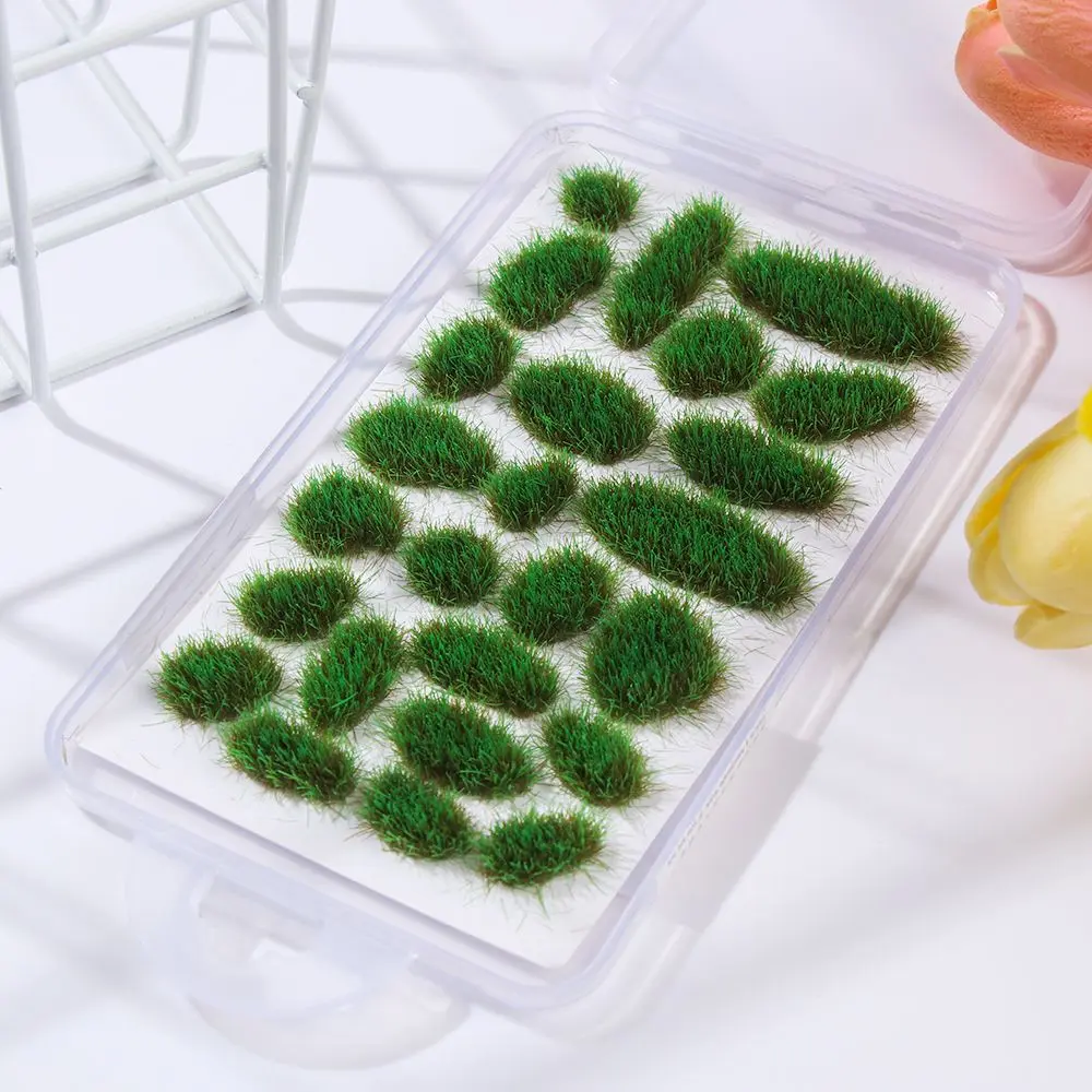Modeling Materials Artificial Flower Cluster Sand Table Layout Simulation Wargame Scenery Irregular Grass Tufts