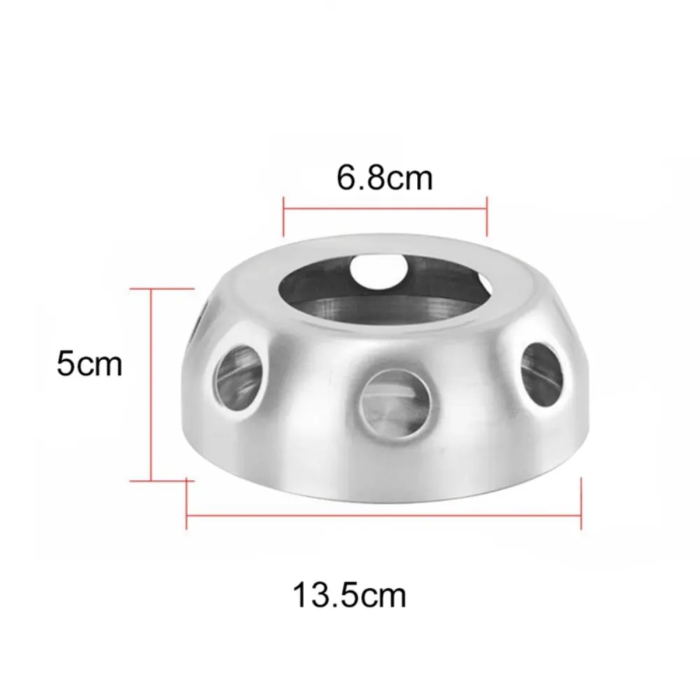 Round Base Heater Stainless Steel Candle Coffee Milk Teapot Tea Holder Warmer QN