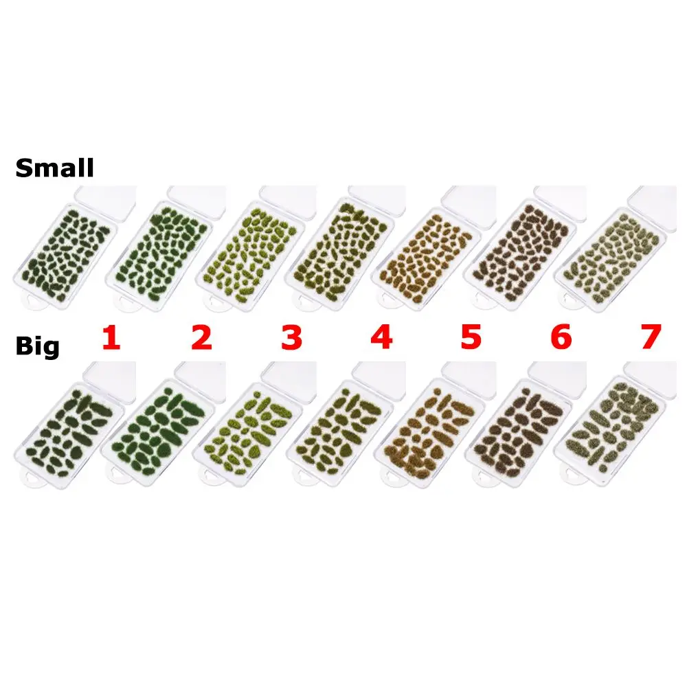 Modeling Materials Artificial Flower Cluster Sand Table Layout Simulation Wargame Scenery Irregular Grass Tufts