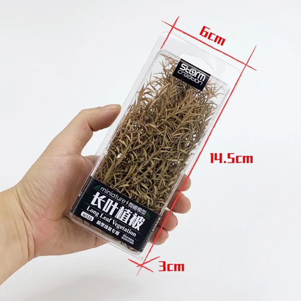Micro Landscape DIY Accessories 1 Box Sand Table Vegetation Long Leaf Grass Cluster Miniature Reed Scene Model Railway Scenery