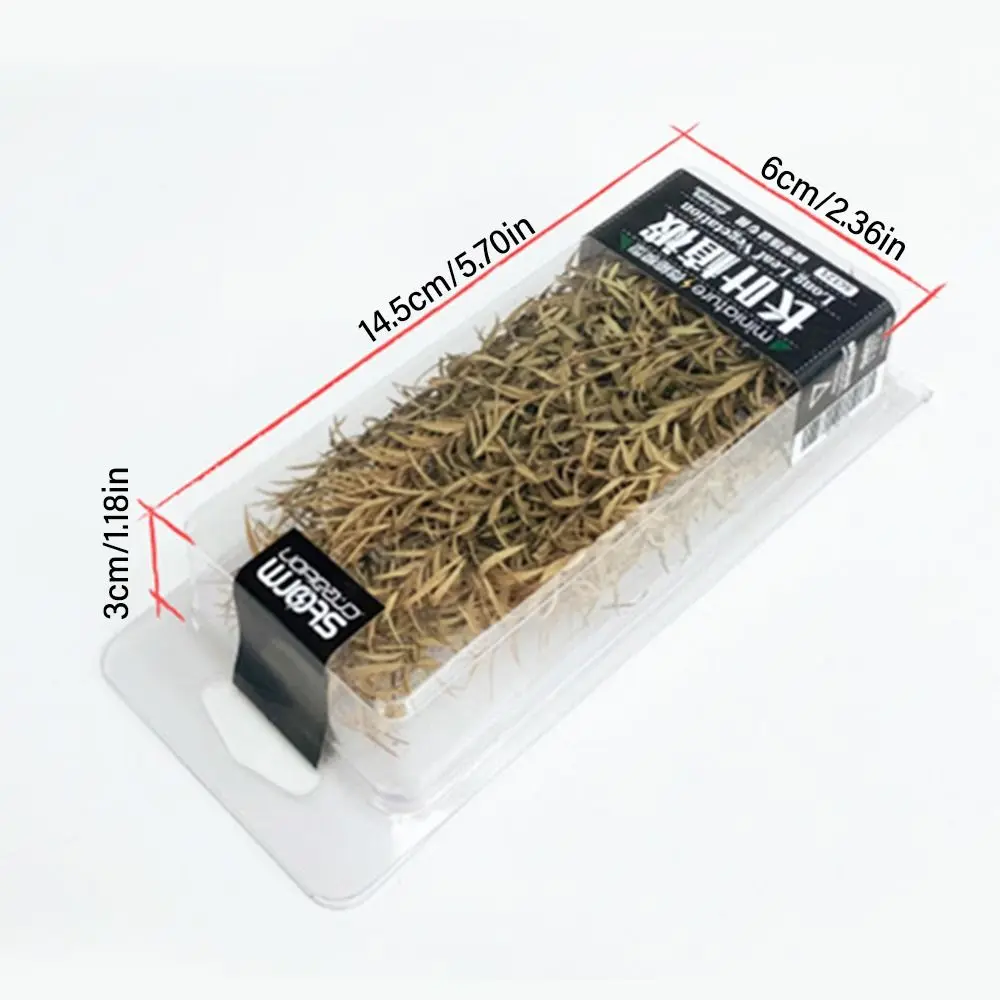 Micro Landscape DIY Accessories 1 Box Sand Table Vegetation Long Leaf Grass Cluster Miniature Reed Scene Model Railway Scenery