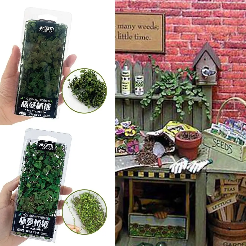 Scenery Accessories Sand Table Vegetation Scene Model Miniature Plant Creepers Simulation Rattan Leaves Micro Landscape