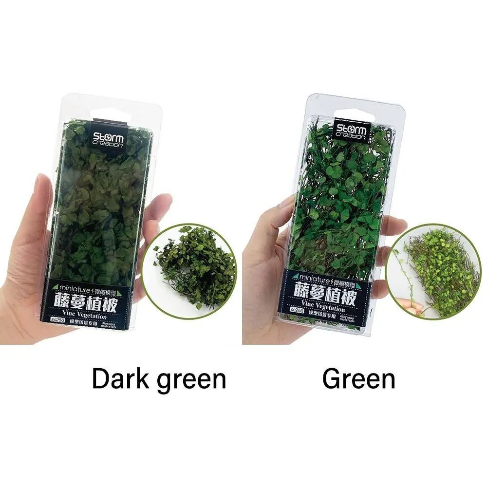 Scenery Accessories Sand Table Vegetation Scene Model Miniature Plant Creepers Simulation Rattan Leaves Micro Landscape