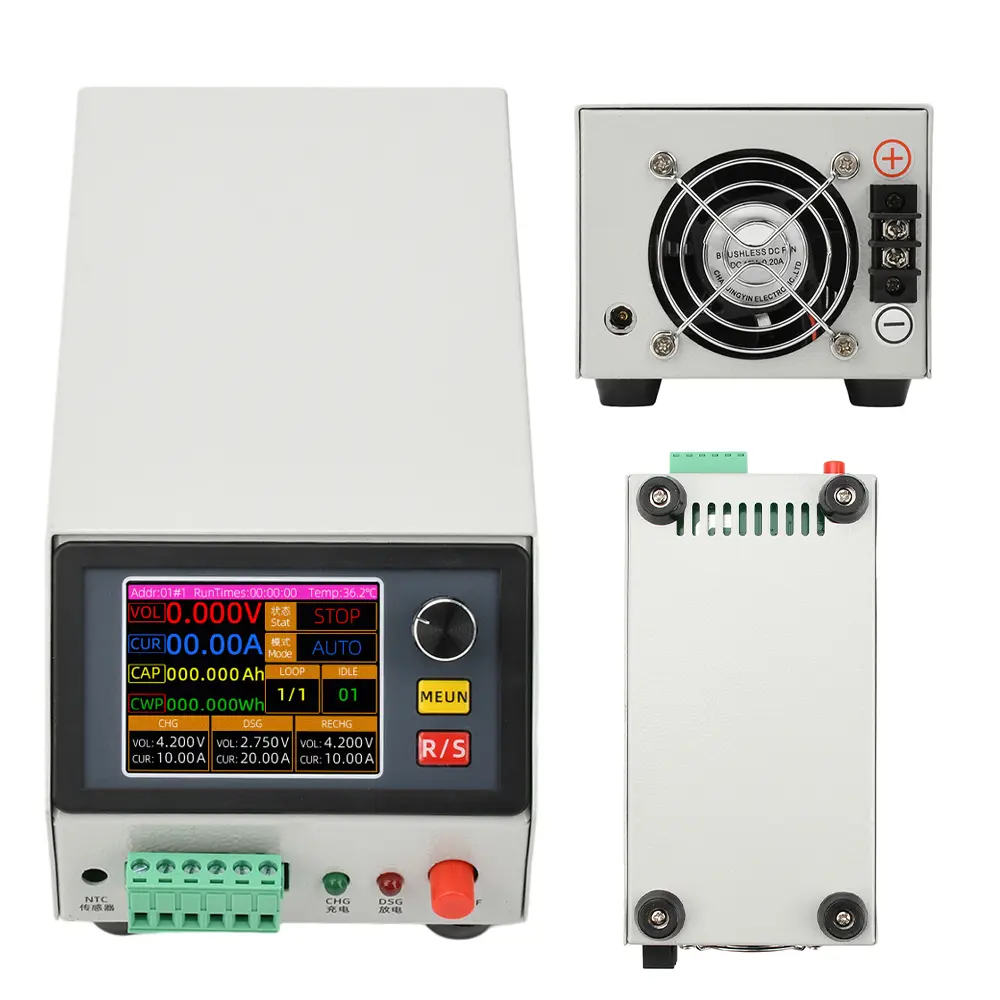 2.4-inch TFT Color Screen BT150W Battery Tester DC 12V/1A All-In-One Charging Discharging Capacity Tester 10A Charge 20A Dischar