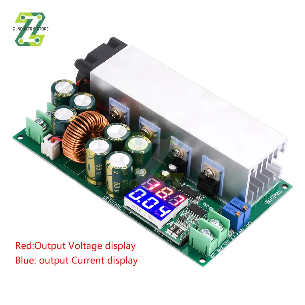600W DC12-80V to DC2.5V-50V High Power Adjustable Step-down Power Supply Module LED Digital Display Step Down Buck Converter