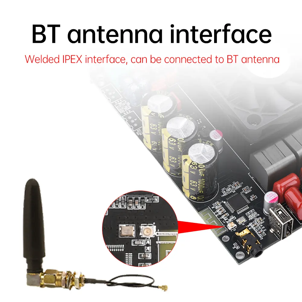 2.1 Channel Subwoofer 300W * 2+600W Imported Tpa3255 Chip TPA3255 Stereo Digital Amplifier Board