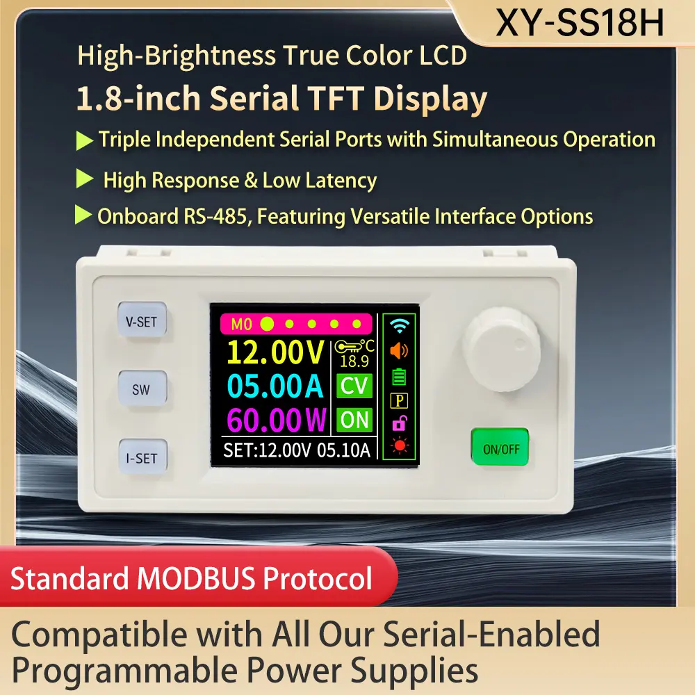 XY12522 CNC DC Adjustable Buck Power Supply Constant Voltage Constant Current Module 22A/2000W Input Voltage DC12-140V
