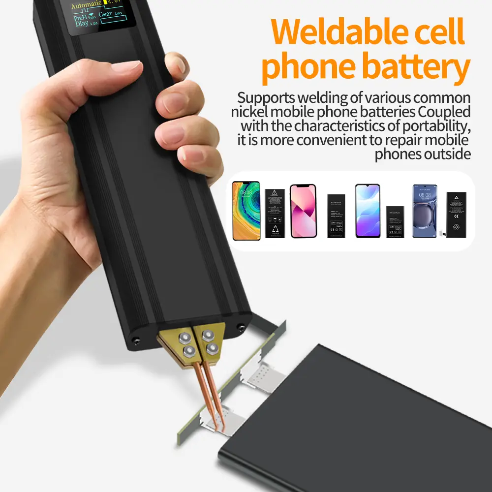 Spot Welder Handheld Portable Mini Spot Welding Machine Nickel Plate 18650 Battery Spot Welder