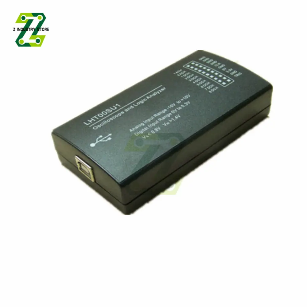 Virtual Oscilloscope Logic Analyzer LHT00SU1 Multi-function Signal Generator I2C SPI CAN Uart With Clamp Line and USB Connector