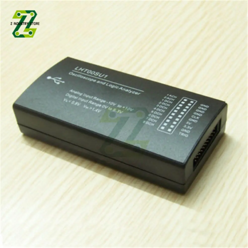 Virtual Oscilloscope Logic Analyzer LHT00SU1 Multi-function Signal Generator I2C SPI CAN Uart With Clamp Line and USB Connector